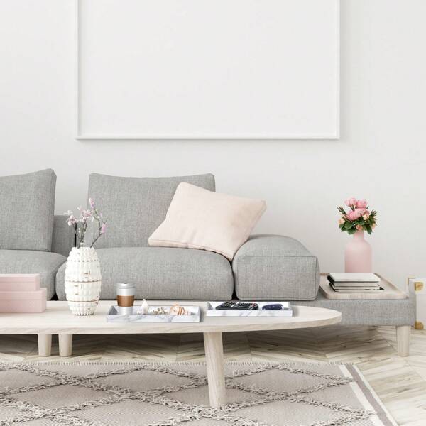 NNESN Marble-Inspired Shatterproof Silicone Countertop and Dresser Tray-1