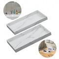 NNESN Marble-Inspired Shatterproof Silicone Countertop and Dresser Tray-0