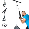 Fitness DIY Pulley Cable Machine Attachment System-0